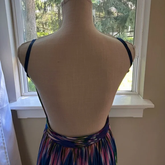 Venus Multicolor Maxi Dress Sz.Small Excellent Condition💛💜 - Picture 4 of 5